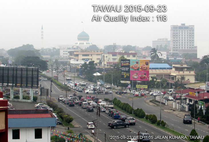 TAWAU Air Quality Index : 118