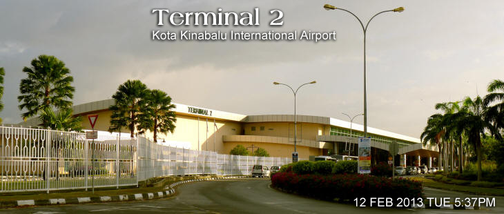 Terminal Two of Kota Kinabalu International Airport (KKIA) in 2013
