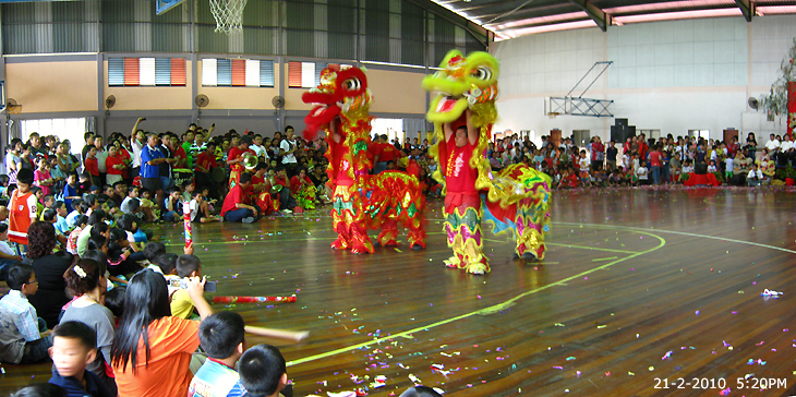 Lion Dance in Malaysia