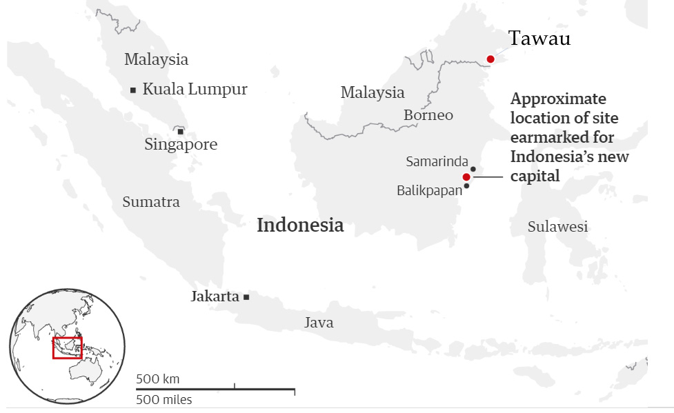 Indonesia’s capital relocation