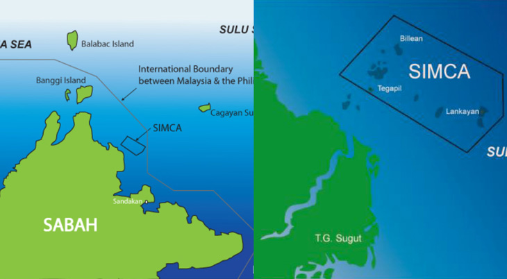 Location map of Sugud Islands Marine Conservation Centre