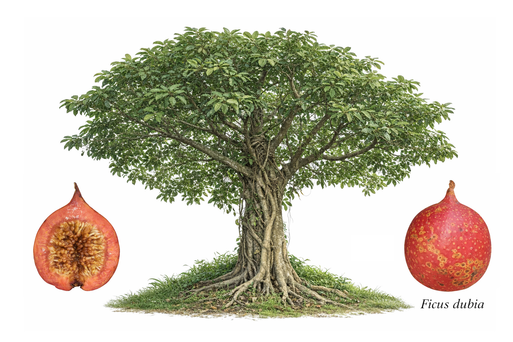 Ficus dubia - Strangler with One Trunk