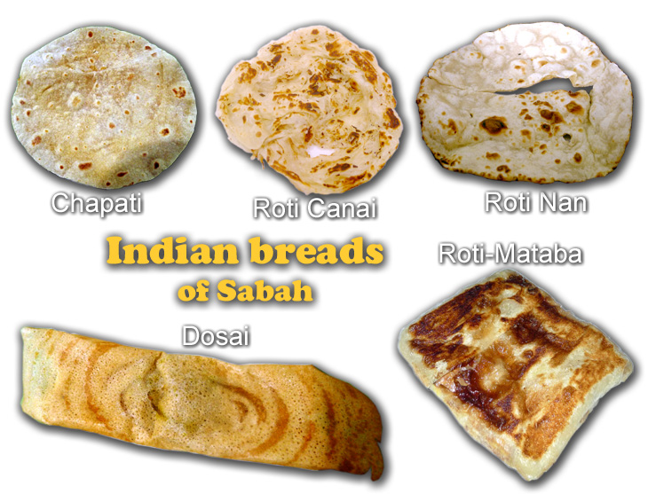 Common Indian breads in Sabah