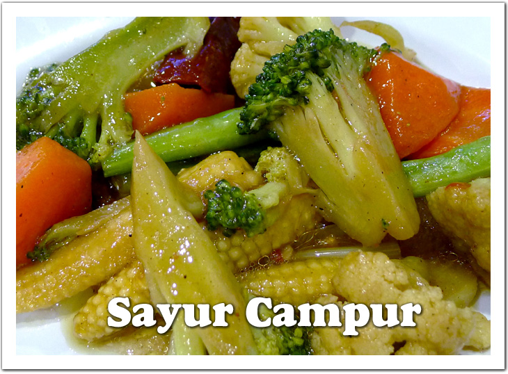 Sayur Campur - Mixed Vegetable