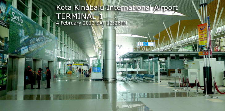 Kota Kinabalu International Airport  TERMINAL 1