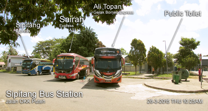 Sipitang Bus Station (Sipitang Bus Terminal) at Jalan OKK Puteh