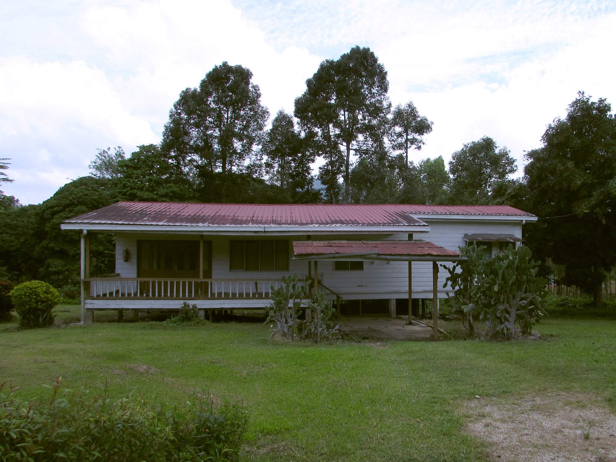 Staff quarters of Brumas plantations of Sabah Softwood Sdn. Bhd. under Yayasan Sabah Foundation