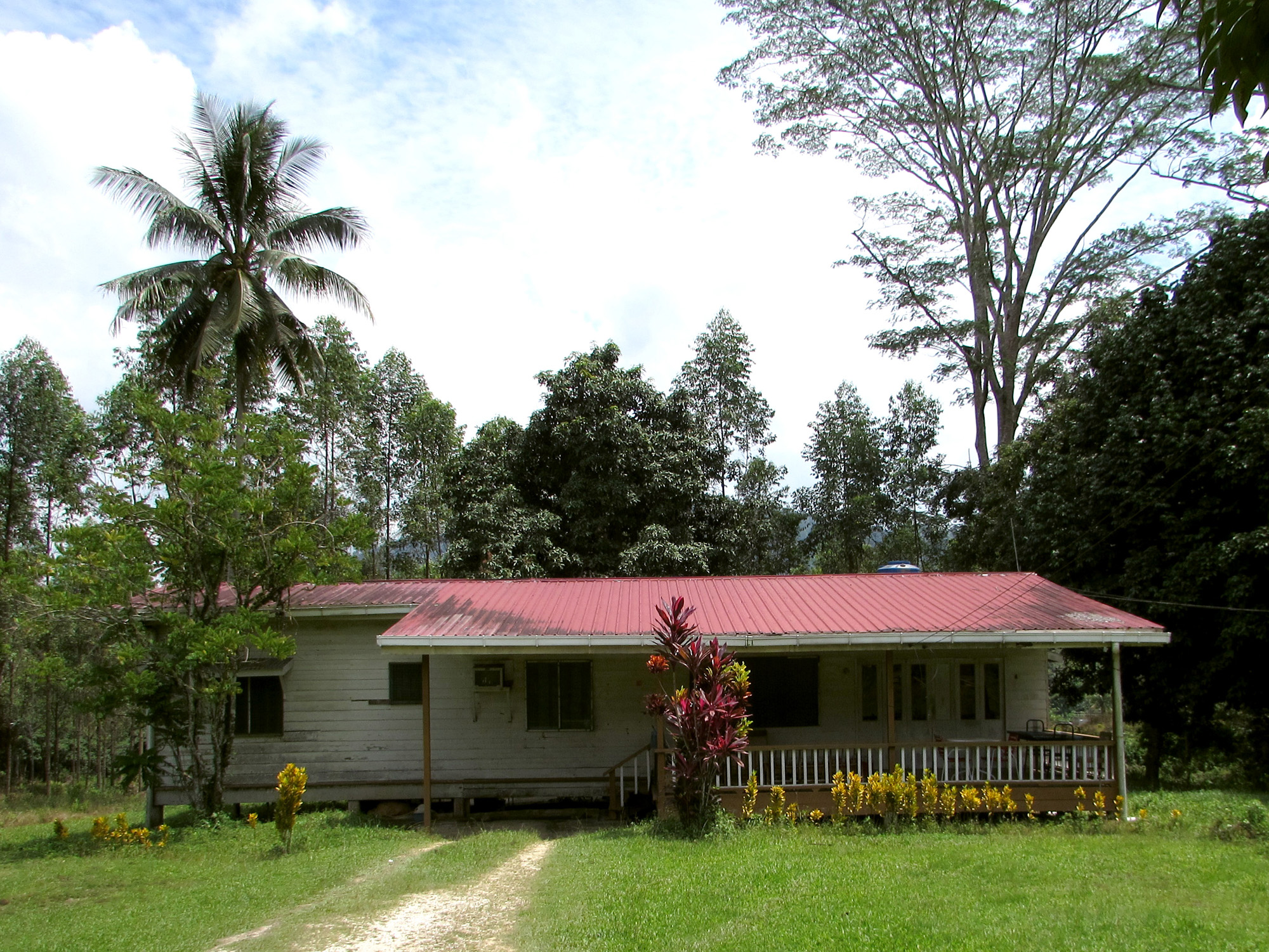 Staff quarters of Brumas plantations of Sabah Softwood Sdn. Bhd. under Yayasan Sabah Foundation