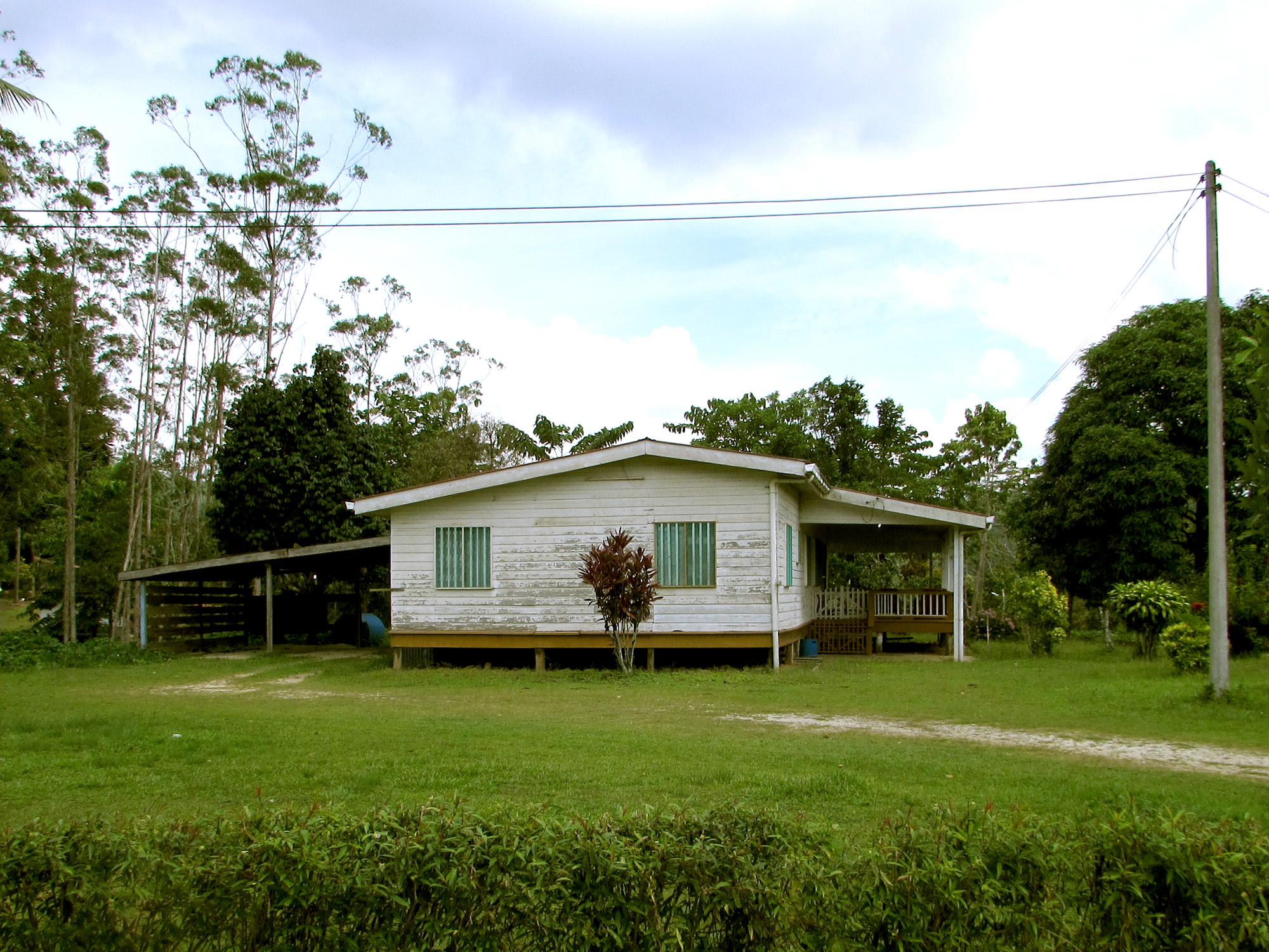 Staff quarters of Brumas plantations of Sabah Softwood Sdn. Bhd. under Yayasan Sabah Foundation