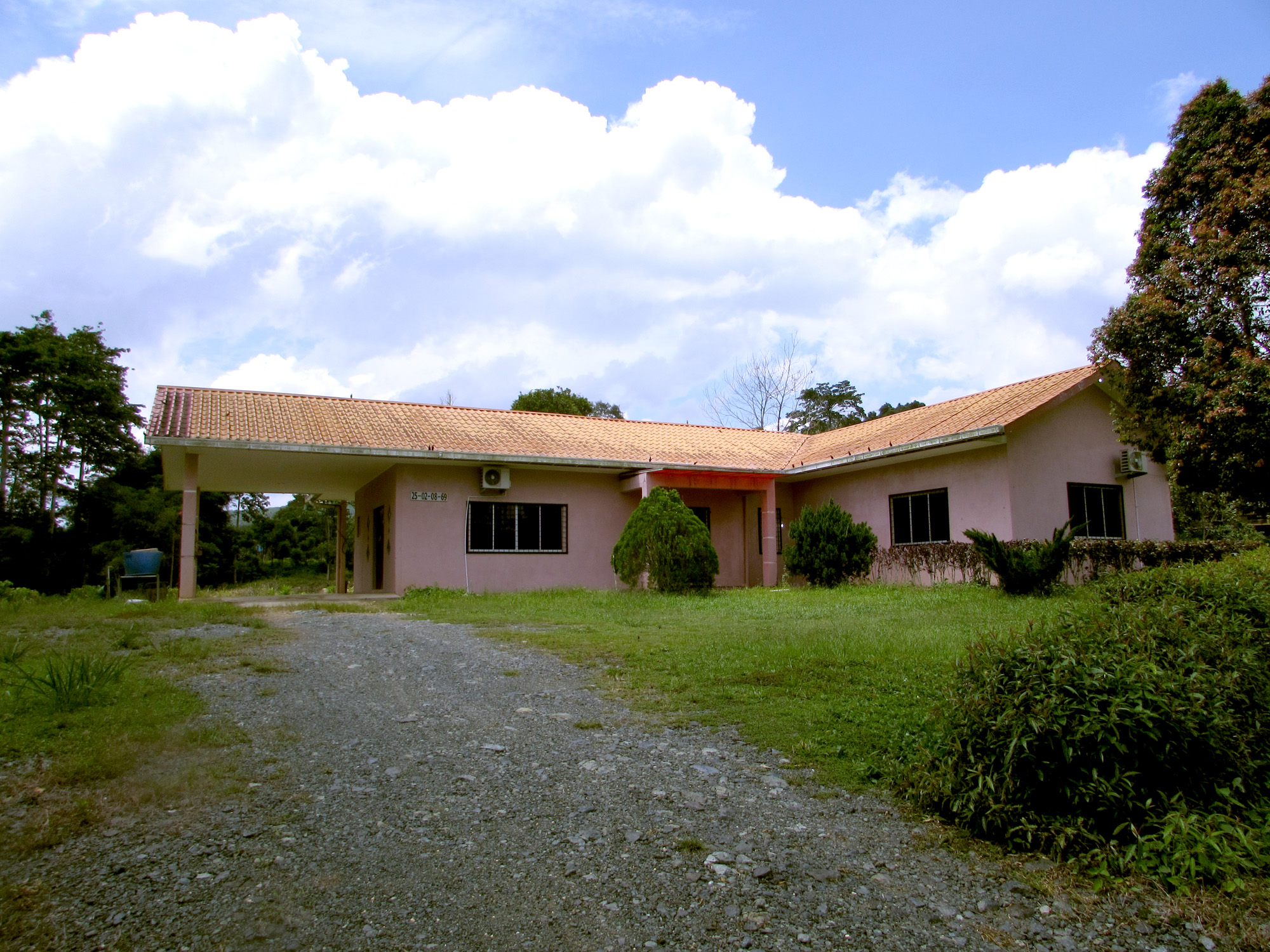 Staff quarters of Brumas plantations of Sabah Softwood Sdn. Bhd. under Yayasan Sabah Foundation