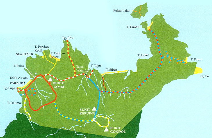 Treks And Trails in Bako National Park