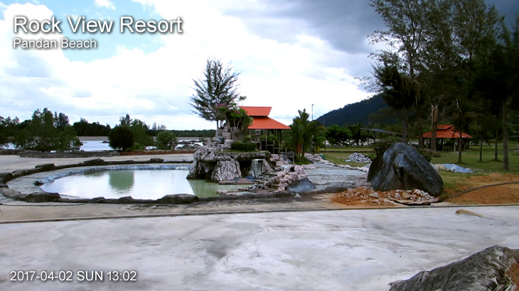 Rock View Resort at Pandan Beach of Lundu, Sarawak, Malaysia