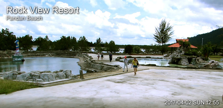 Rock View Resort at Pandan Beach of Lundu, Sarawak, Malaysia