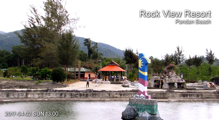 Rock View Resort at Pandan Beach of Lundu, Sarawak, Malaysia