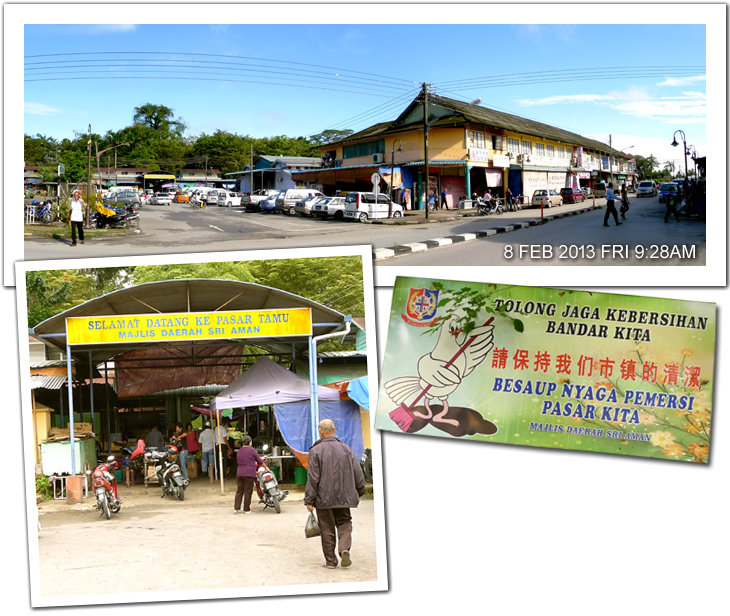 Pasar Tamu (farmers’ market), Sri Aman Town