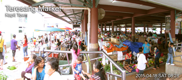 Teresang Market Kapit Town