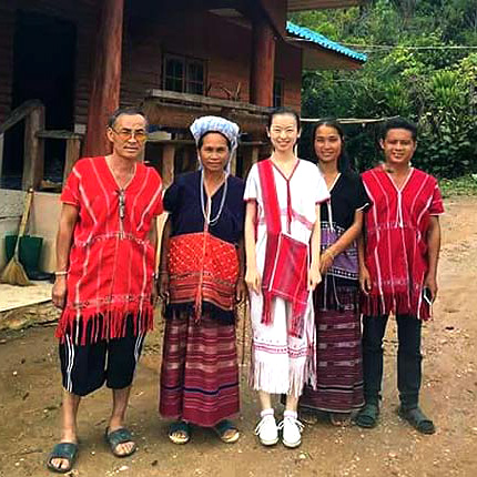 Visiting hill tribe villages