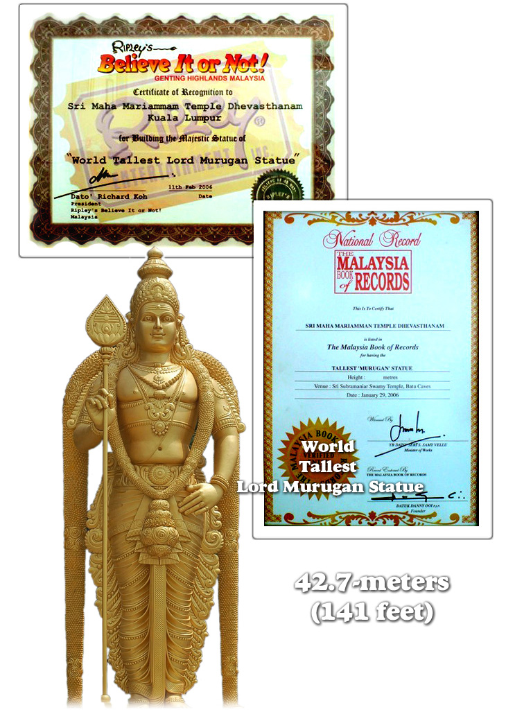 Lord Murugan statue