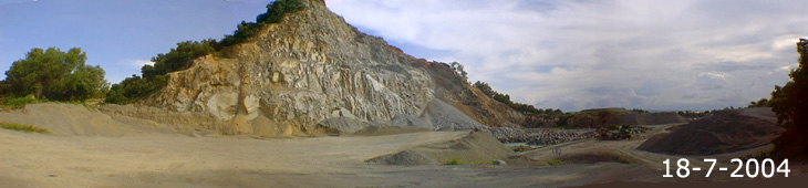 Bukit Kukusan Hill as viewed from North in 2004