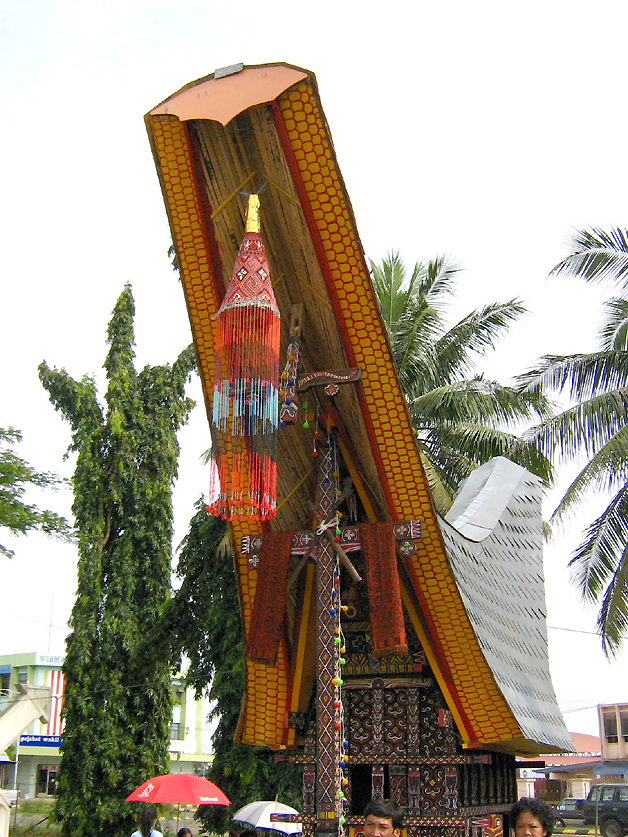 Tongkonan - A Toraja architecture in Tawau Cultural Carnival March 2006