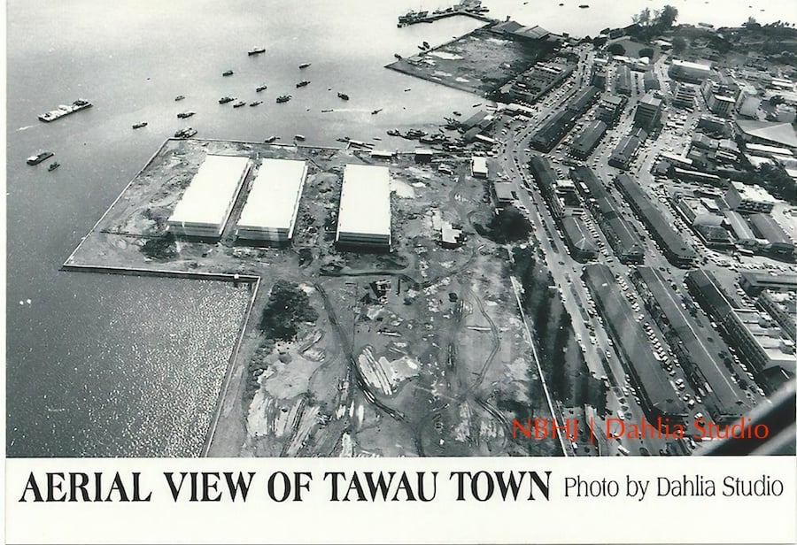 1980s Tawau Aerial View