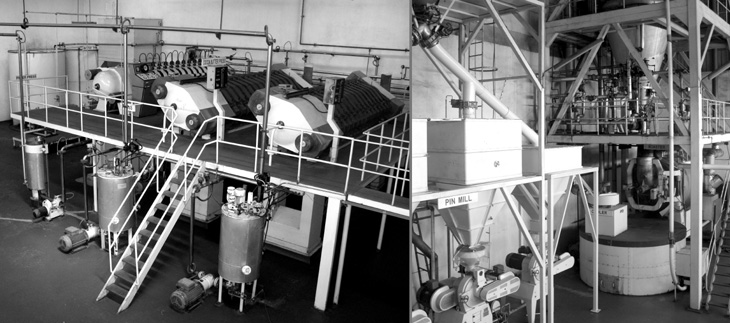 An old cocoa powder processing plant.