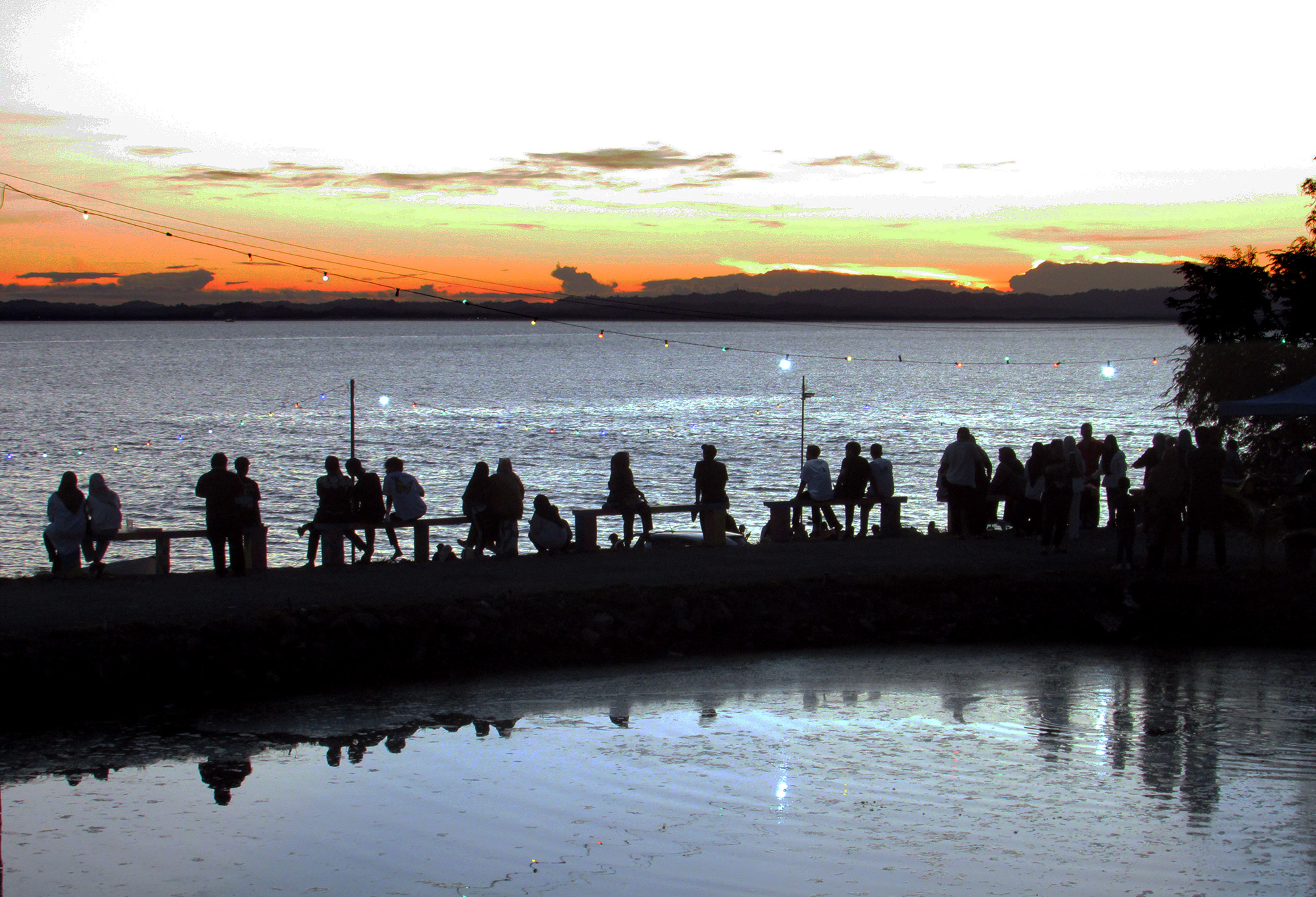 Sunset at U U Bay Garden 優悠農家樂