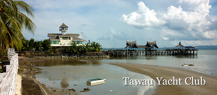 Tawau Yacht Club and bridge