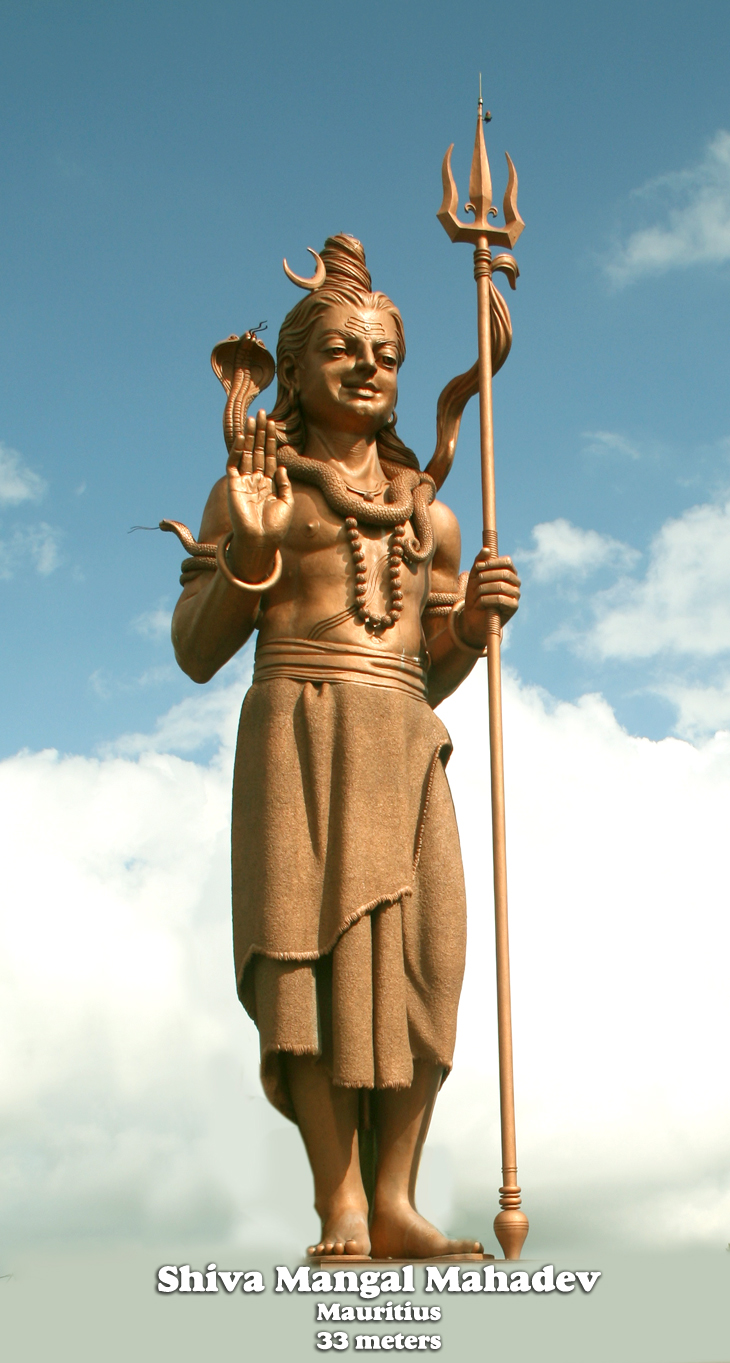 Shiva Mangal Mahadev, Ganga Talao, Mauritius (33 meters)