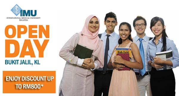Come to the IMU Bukit Jalil campus on our Open Day on 17 August, 2014 and find out more about our programmes. 